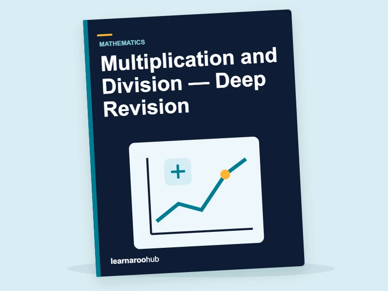KS1 Mathematics: Multiplication and Division — Deep Revision — activity book cover