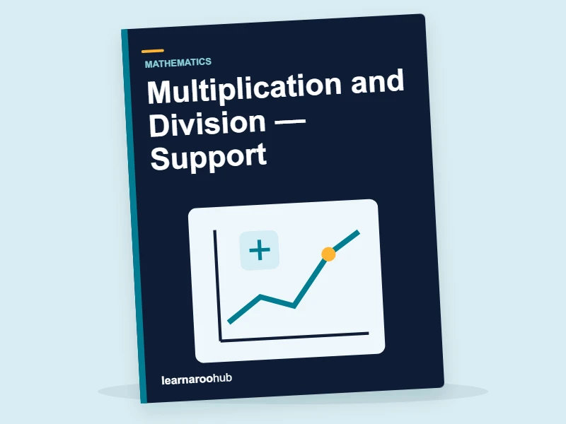 KS1 Mathematics: Multiplication and Division — Support — activity book cover