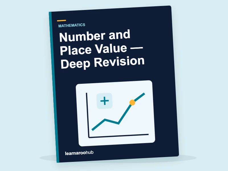 KS1 Mathematics: Number and Place Value — Deep Revision — activity book cover