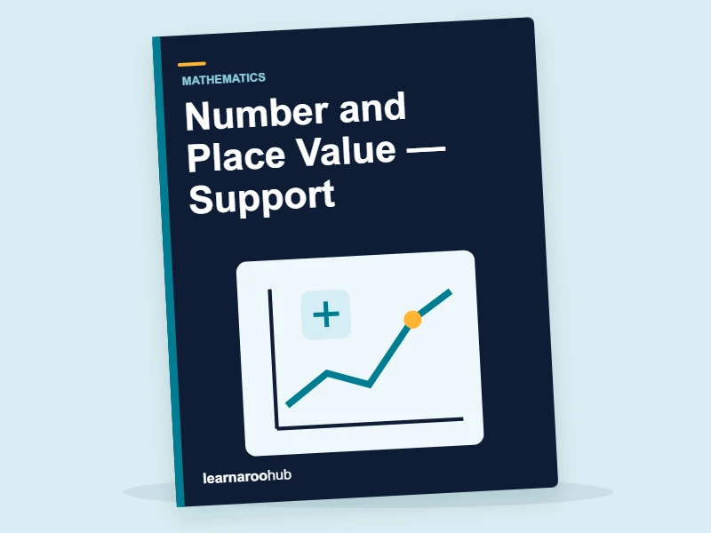 KS1 Mathematics: Number and Place Value — Support — activity book cover