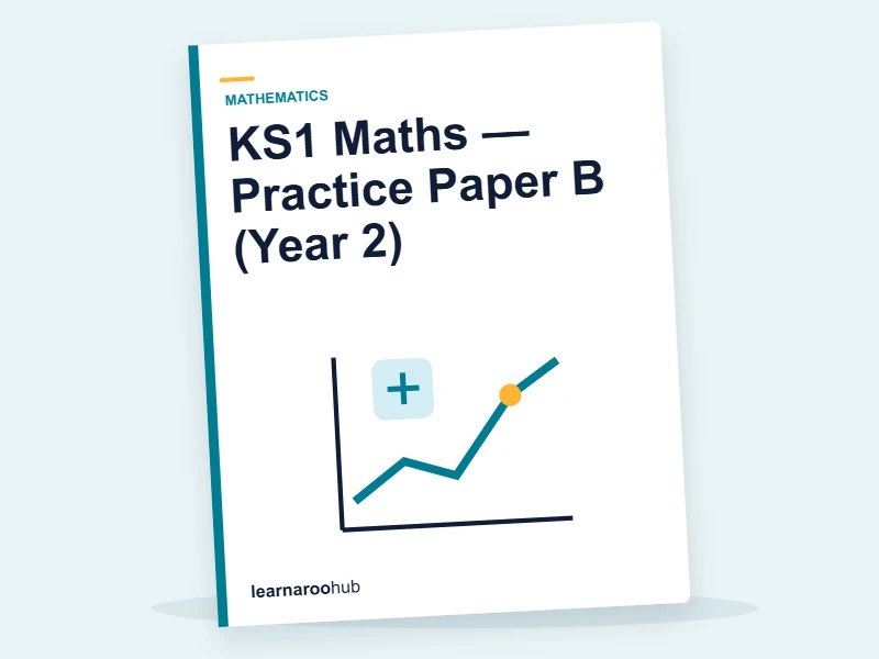 KS1 Maths — Practice Paper B (Year 2) — mock practice paper cover