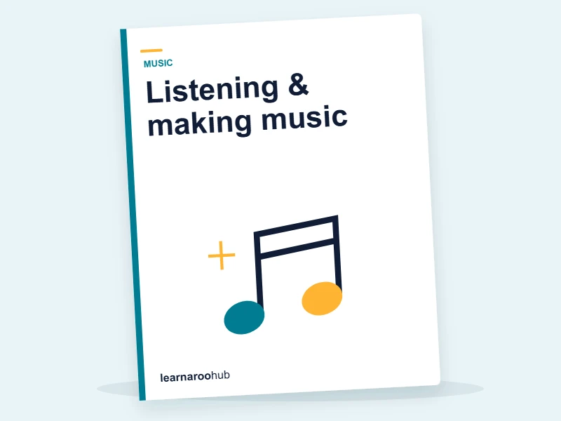KS1 Music — Module 6: Listening & making music — e-learning module cover