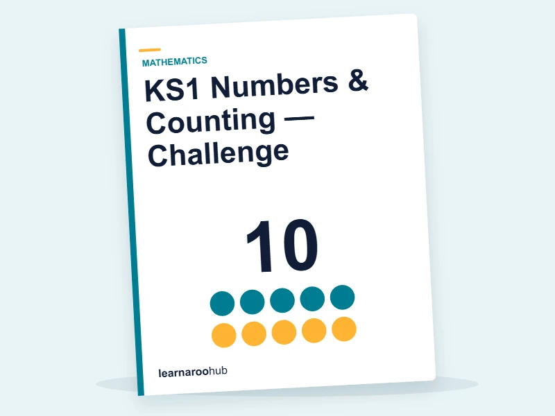 KS1 Numbers & Counting — Challenge — quiz cover