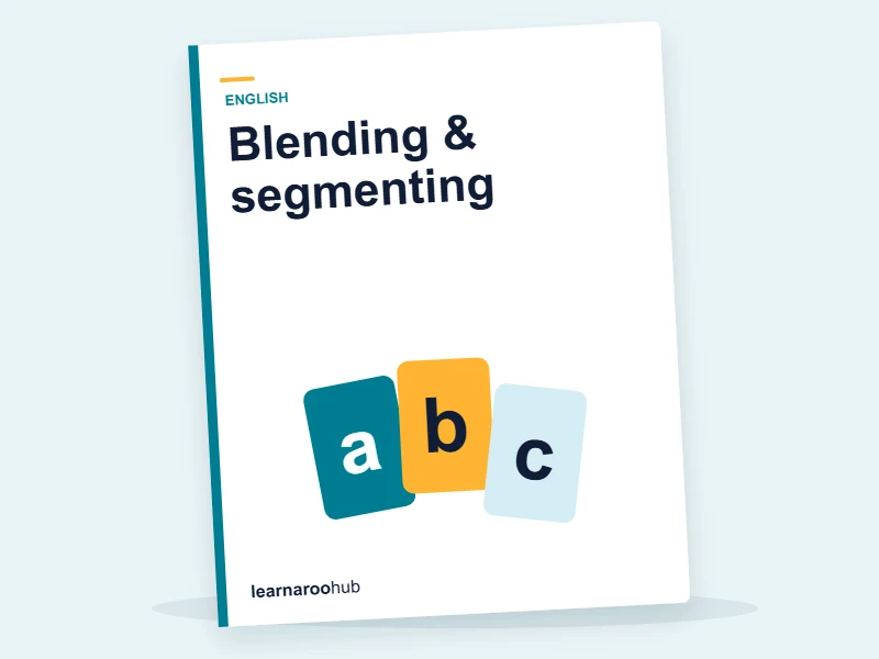 KS1 Phonics & Reading — Module 2: Blending & segmenting — e-learning module cover