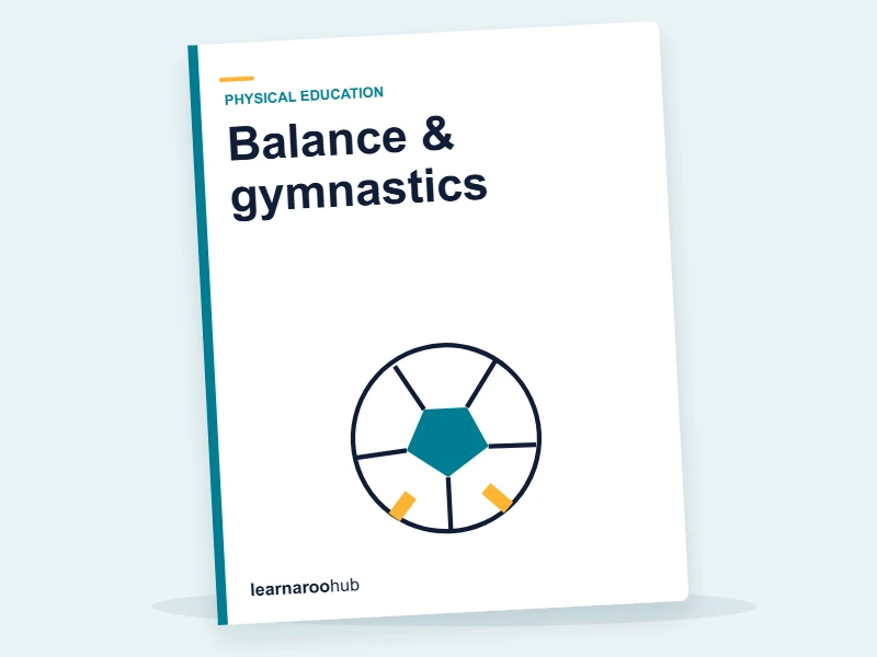 KS1 Physical Education — Module 3: Balance & gymnastics — e-learning module cover