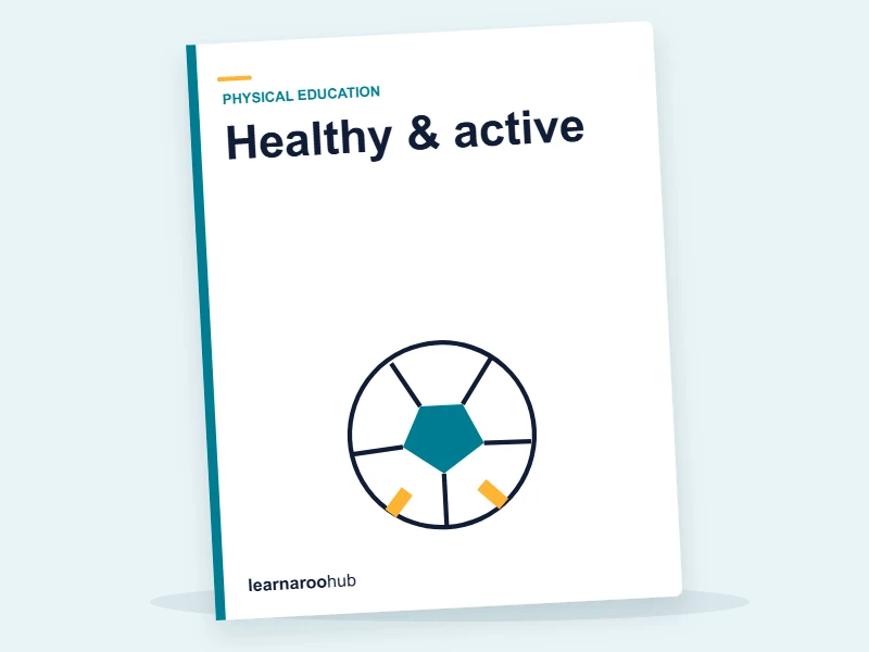 KS1 Physical Education — Module 5: Healthy & active — e-learning module cover