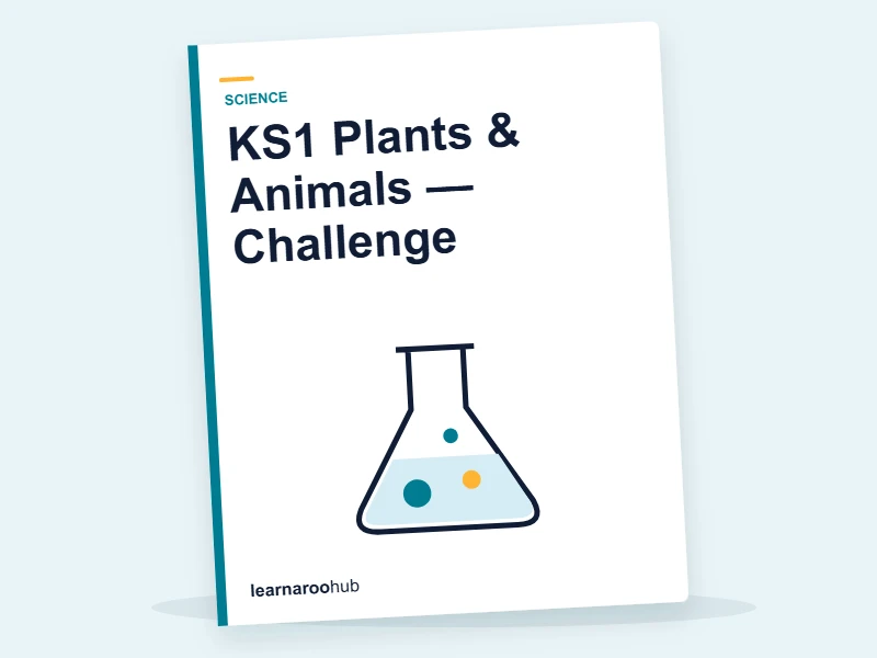 KS1 Plants & Animals — Challenge — quiz cover
