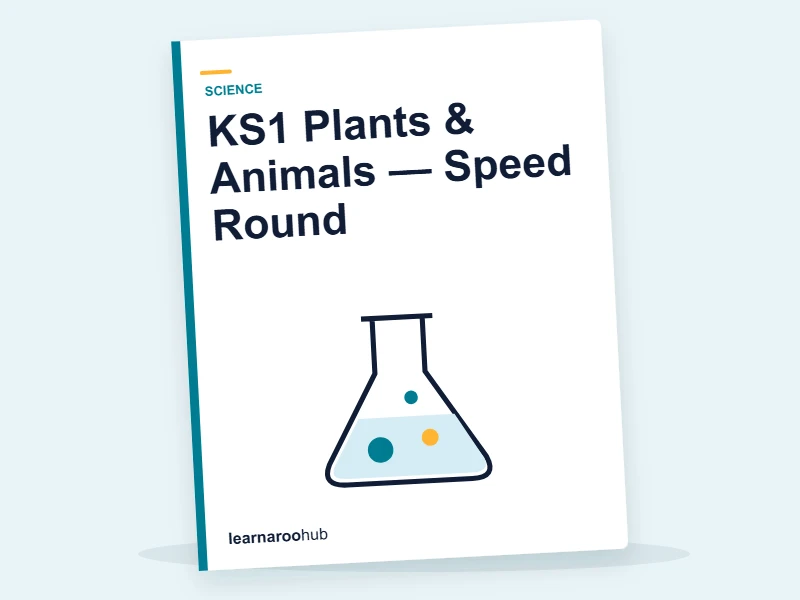 KS1 Plants & Animals — Speed Round — quiz cover