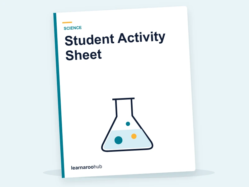KS1 Plants: Student Activity Sheet — printable / pdf cover