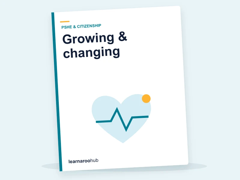 KS1 PSHE — Module 5: Growing & changing — e-learning module cover