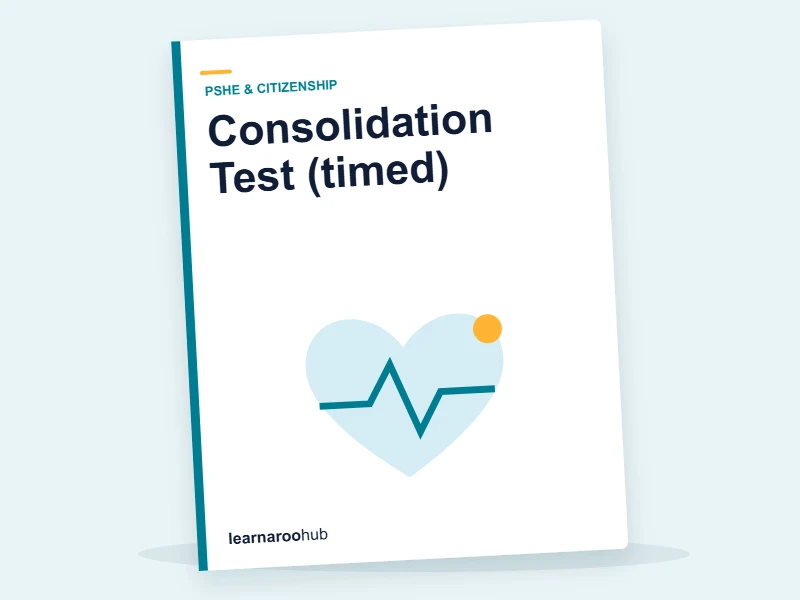 KS1 PSHE & Relationships (Years 1-2) — Gated Series — Module 7: Consolidation Test (timed) — quiz cover