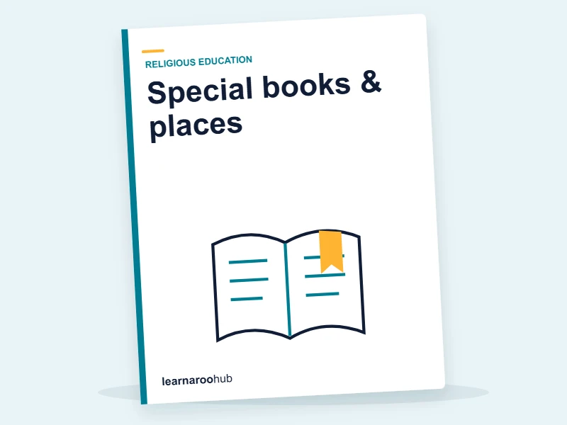 KS1 RE — Module 3: Special books & places — e-learning module cover