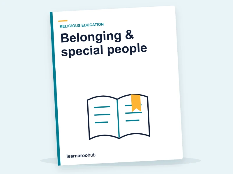 KS1 RE — Module 5: Belonging & special people — e-learning module cover