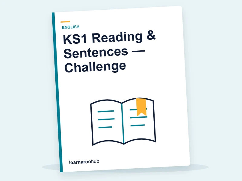 KS1 Reading & Sentences — Challenge — quiz cover