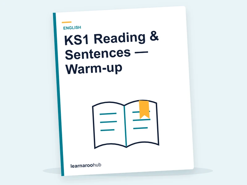 KS1 Reading & Sentences — Warm-up — quiz cover