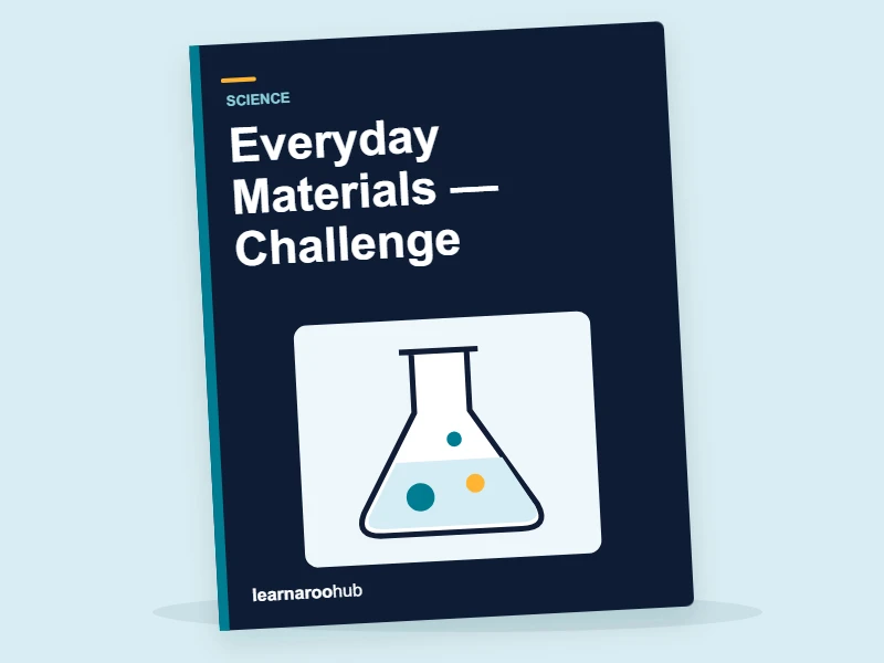 KS1 Science: Everyday Materials — Challenge — activity book cover