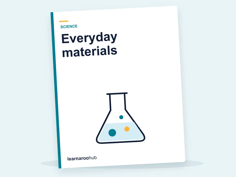 KS1 Science — Module 3: Everyday materials — e-learning module cover