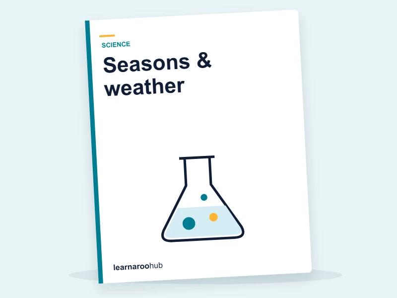 KS1 Science — Module 5: Seasons & weather — e-learning module cover