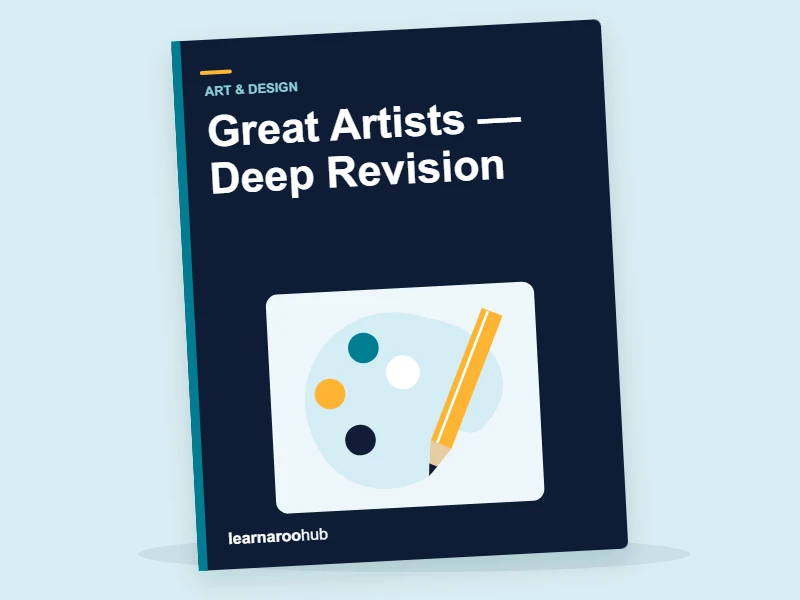 KS2 Art & Design: Great Artists — Deep Revision — activity book cover