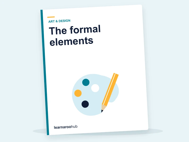 KS2 Art & Design — Module 1: The formal elements — e-learning module cover