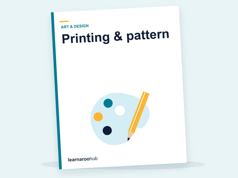 KS2 Art & Design — Module 3: Printing & pattern — e-learning module cover