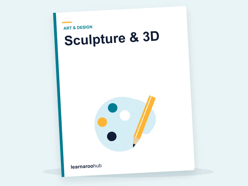 KS2 Art & Design — Module 4: Sculpture & 3D — e-learning module cover