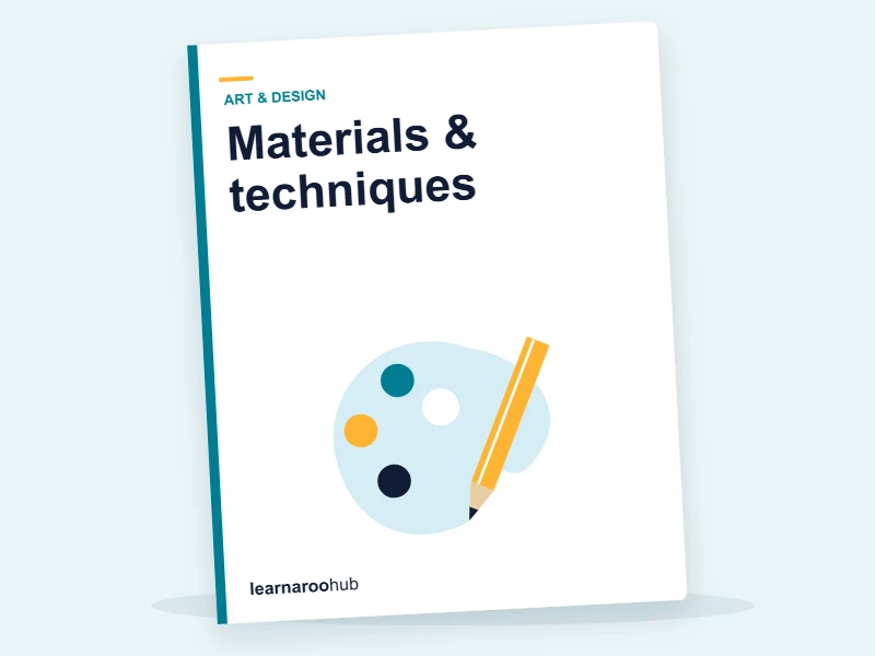 KS2 Art & Design — Module 5: Materials & techniques — e-learning module cover