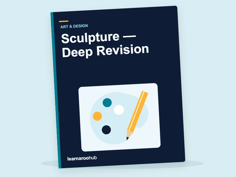 KS2 Art & Design: Sculpture — Deep Revision — activity book cover
