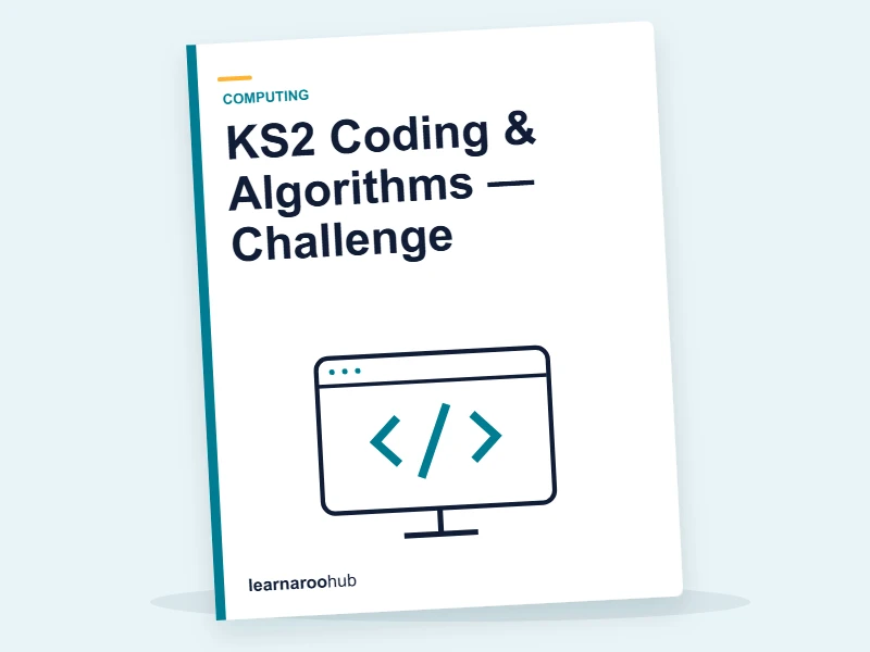 KS2 Coding & Algorithms — Challenge — quiz cover