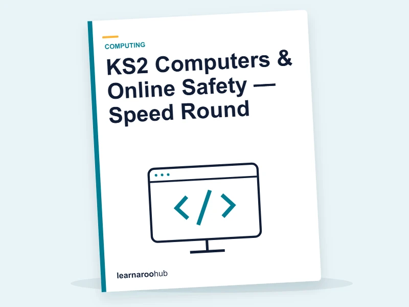 KS2 Computers & Online Safety — Speed Round — quiz cover