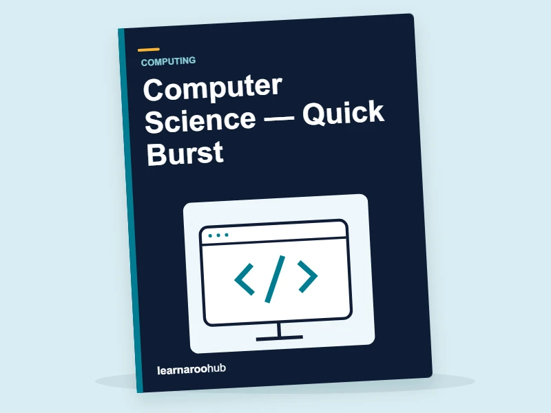 KS2 Computing: Computer Science — Quick Burst — activity book cover