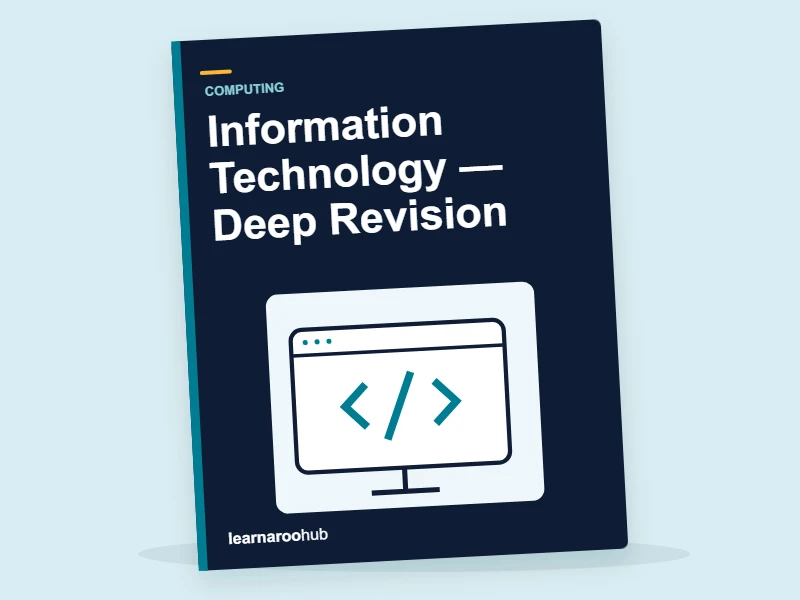 KS2 Computing: Information Technology — Deep Revision — activity book cover