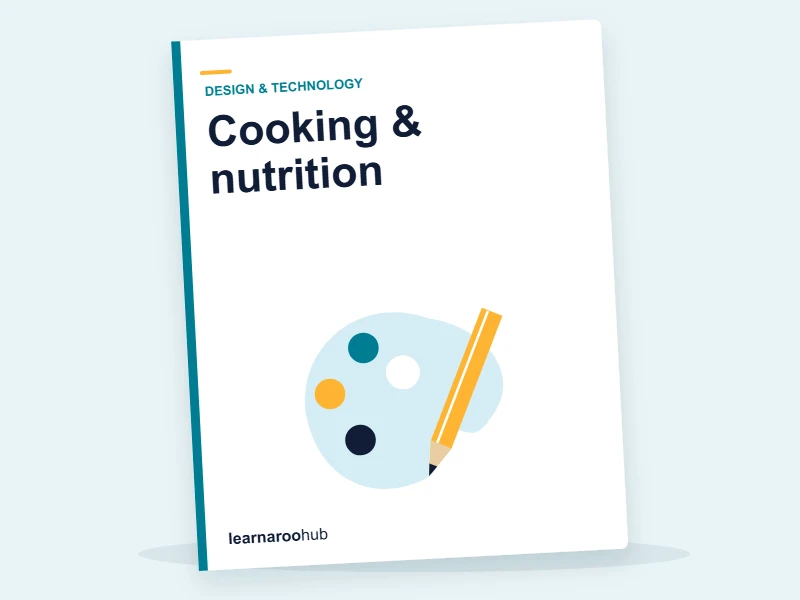 KS2 D&T — Module 5: Cooking & nutrition — e-learning module cover