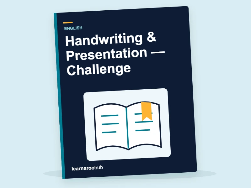 KS2 English: Handwriting & Presentation — Challenge — activity book cover