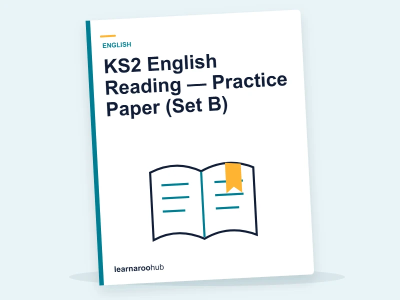 KS2 English Reading — Practice Paper (Set B) — mock practice paper cover