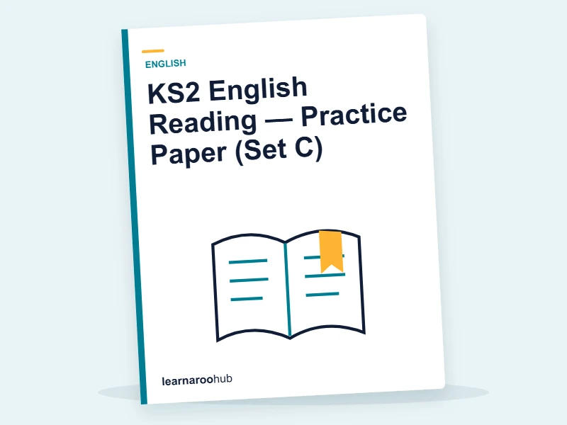 KS2 English Reading — Practice Paper (Set C) — mock practice paper cover