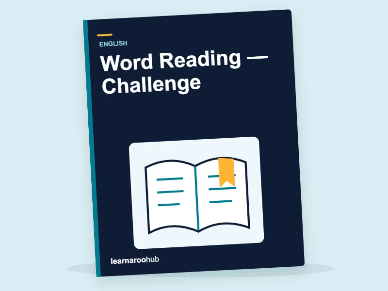 KS2 English: Word Reading — Challenge — activity book cover