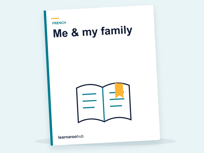 KS2 French — Module 2: Me & my family — e-learning module cover