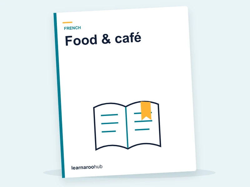 KS2 French — Module 4: Food & café — e-learning module cover