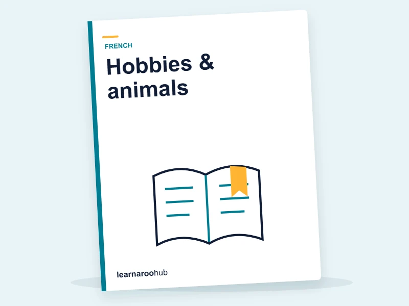 KS2 French — Module 6: Hobbies & animals — e-learning module cover