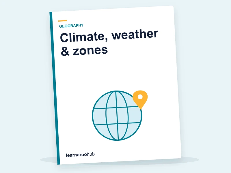KS2 Geography — Module 4: Climate, weather & zones — e-learning module cover