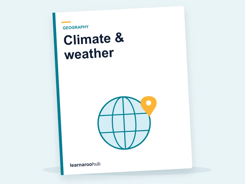 KS2 Geography — Module 6: Climate & weather — e-learning module cover
