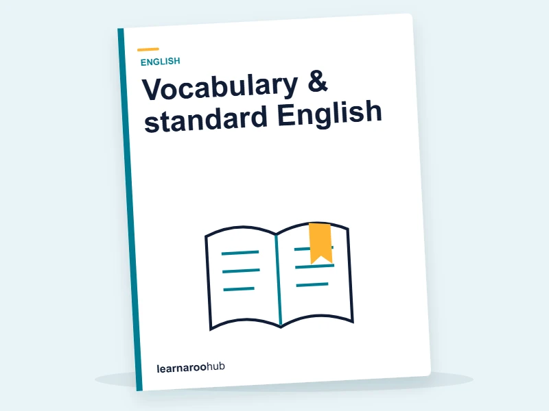 KS2 GPS — Module 6: Vocabulary & standard English — e-learning module cover
