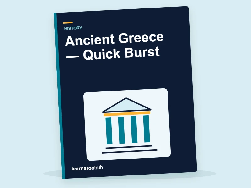 KS2 History: Ancient Greece — Quick Burst — activity book cover