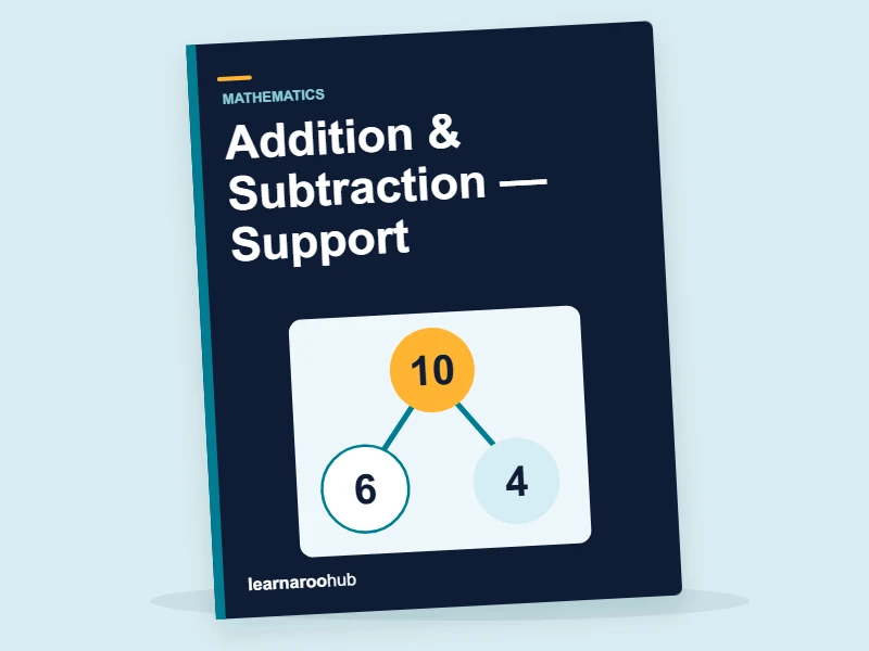 KS2 Mathematics: Addition & Subtraction — Support — activity book cover
