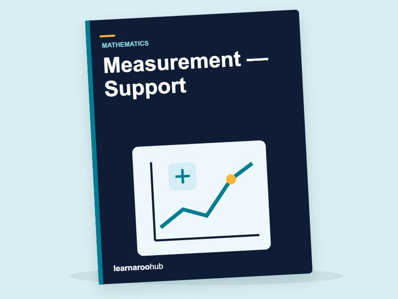 KS2 Mathematics: Measurement — Support — activity book cover