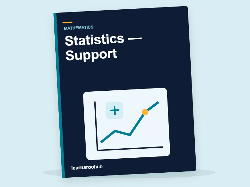 KS2 Mathematics: Statistics — Support — activity book cover