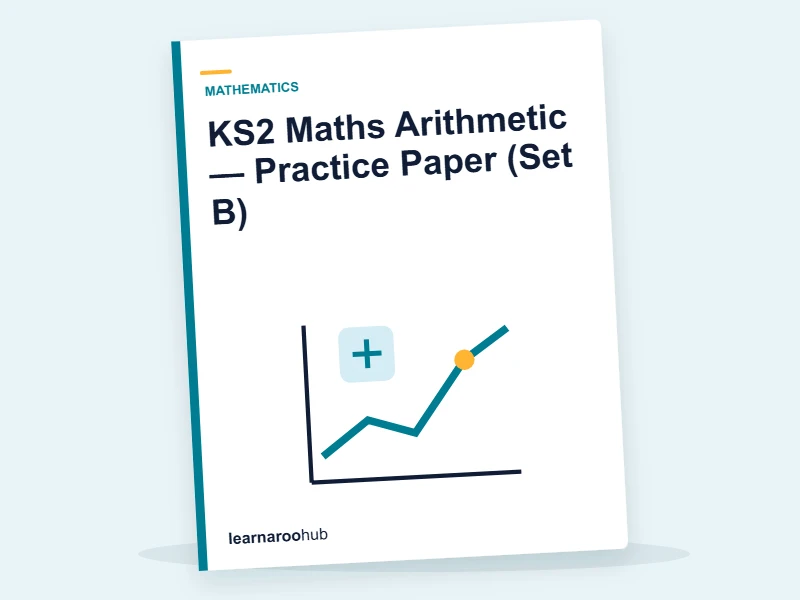 KS2 Maths Arithmetic — Practice Paper (Set B) — mock practice paper cover