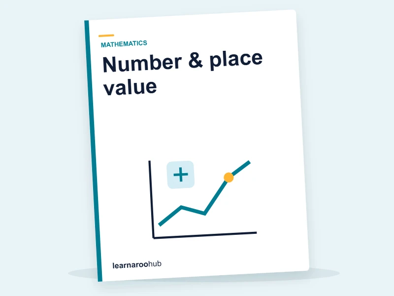 KS2 Maths — Module 1: Number & place value — e-learning module cover