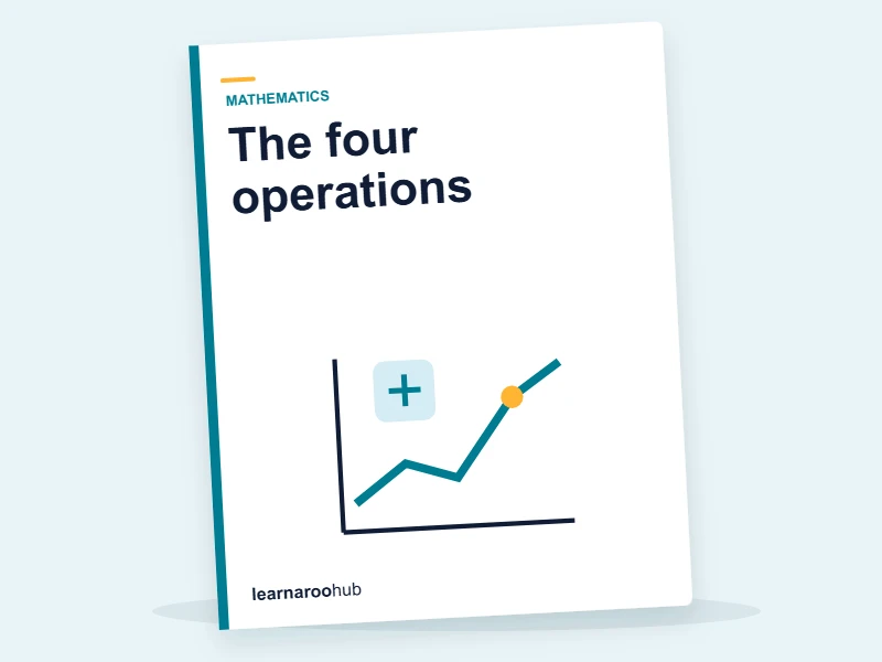 KS2 Maths — Module 2: The four operations — e-learning module cover
